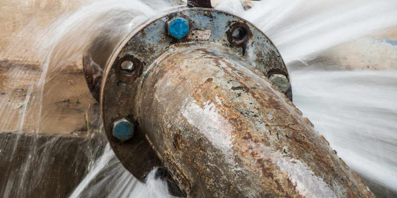 Broken Pipes in Wrightsville Beach, North Carolina